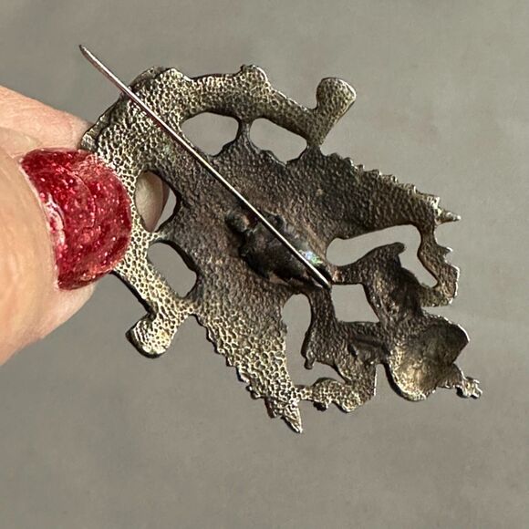 Vintage Ponnia Tuscan Insignia Badge Side style Beret uniform pin Memorabilia - Picture 6 of 11